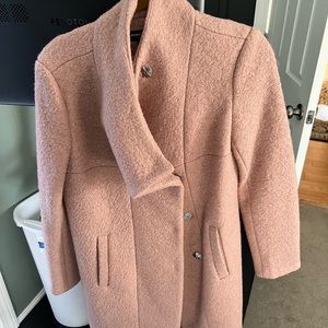 Blush colored Kenneth cole winter coat